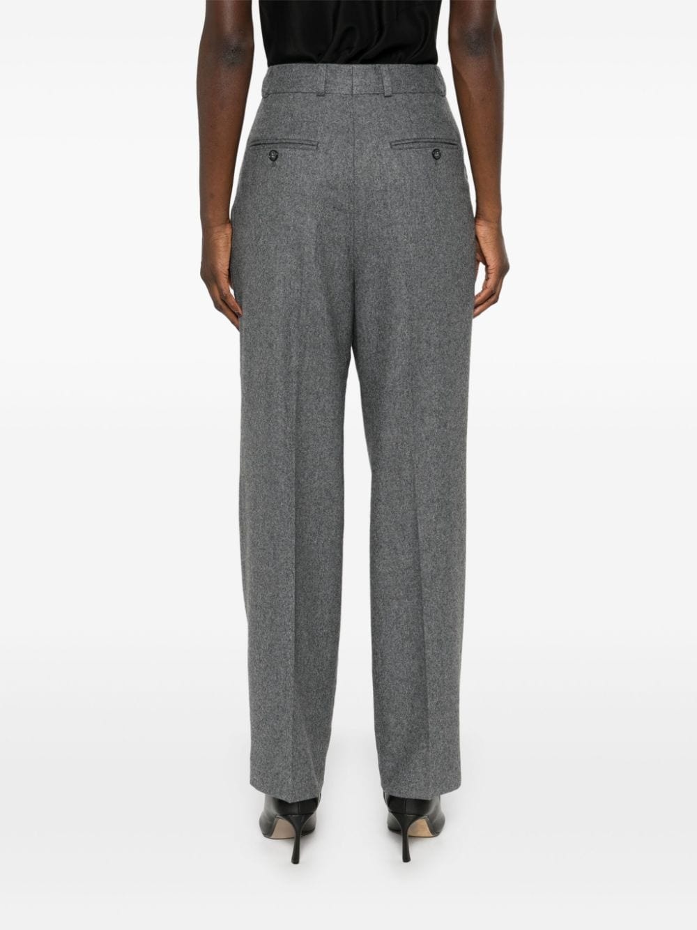 pleated tailored trousers - 4