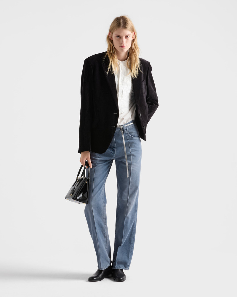 Prada Embroidered cotton shirt outlook