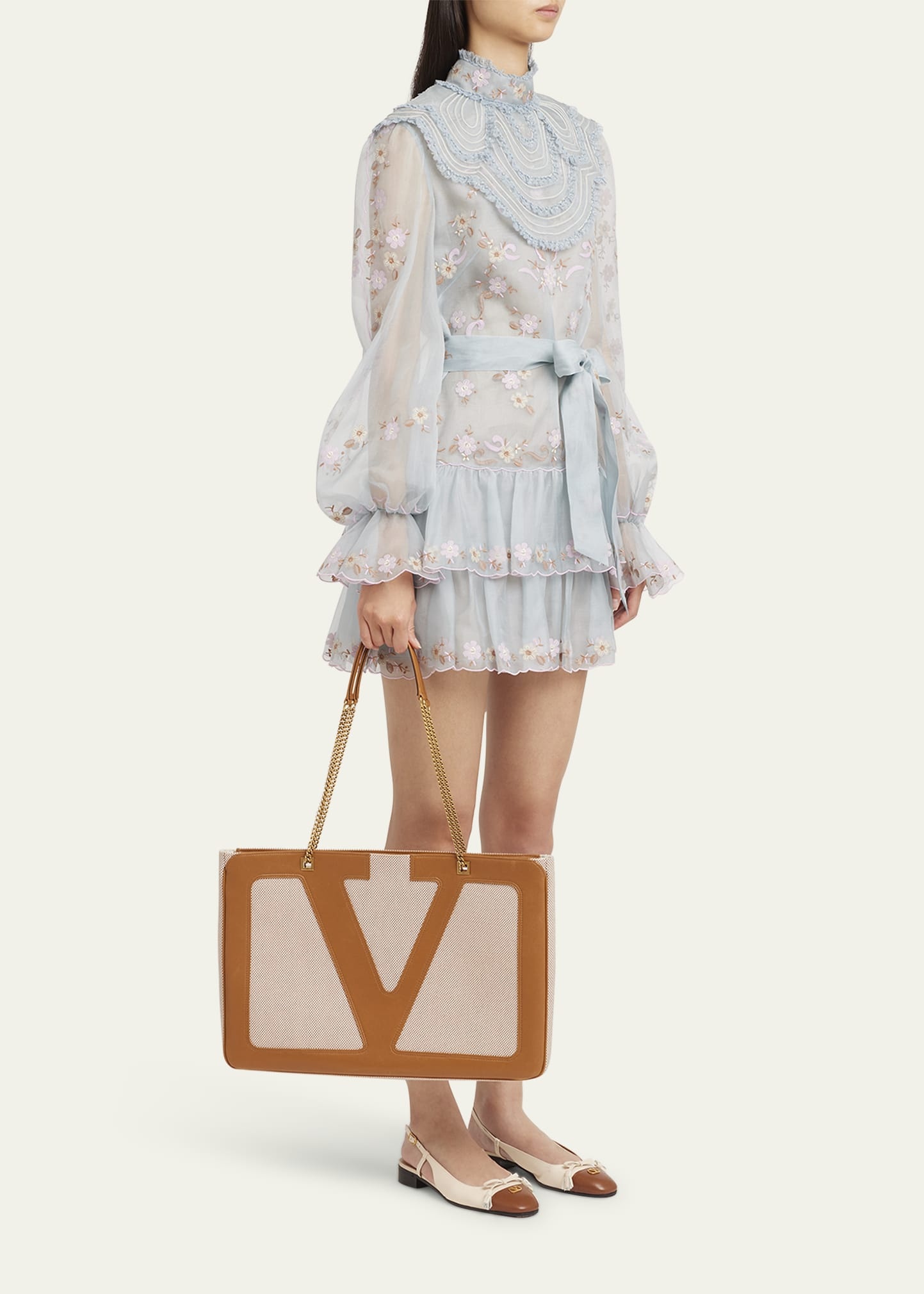 Viva Superstar Large VLOGO Canvas Tote Bag - 5