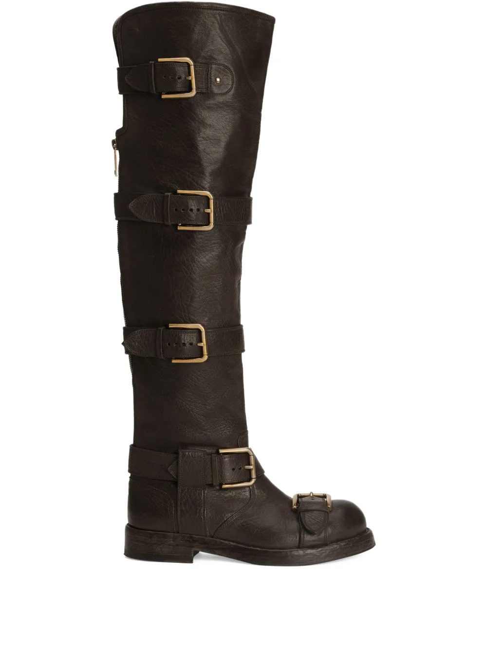 buckle-strap boots - 1
