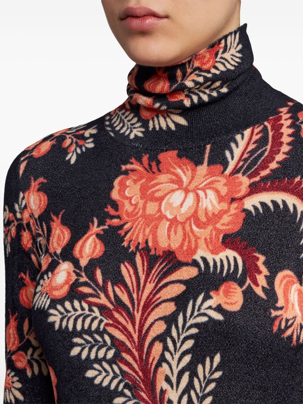 floral-print jumper - 4