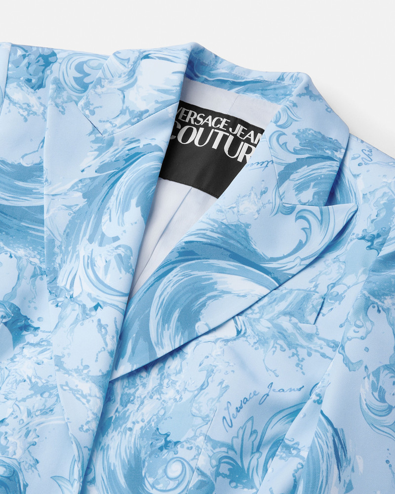 VERSACE JEANS COUTURE Printed Nylon Blazer outlook