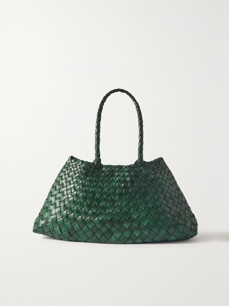 Santa Croce Big Woven Leather Tote 1
