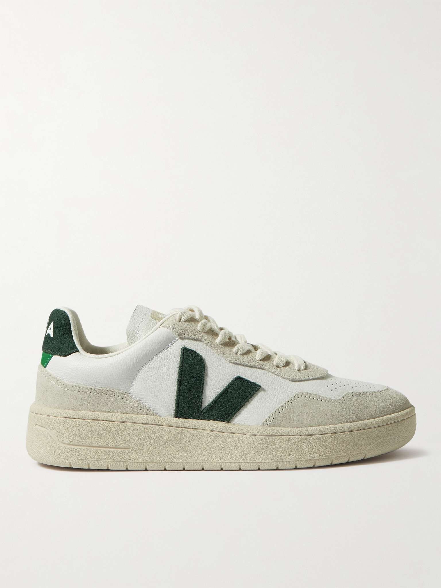 V-90 Suede and Leather Sneakers - 1