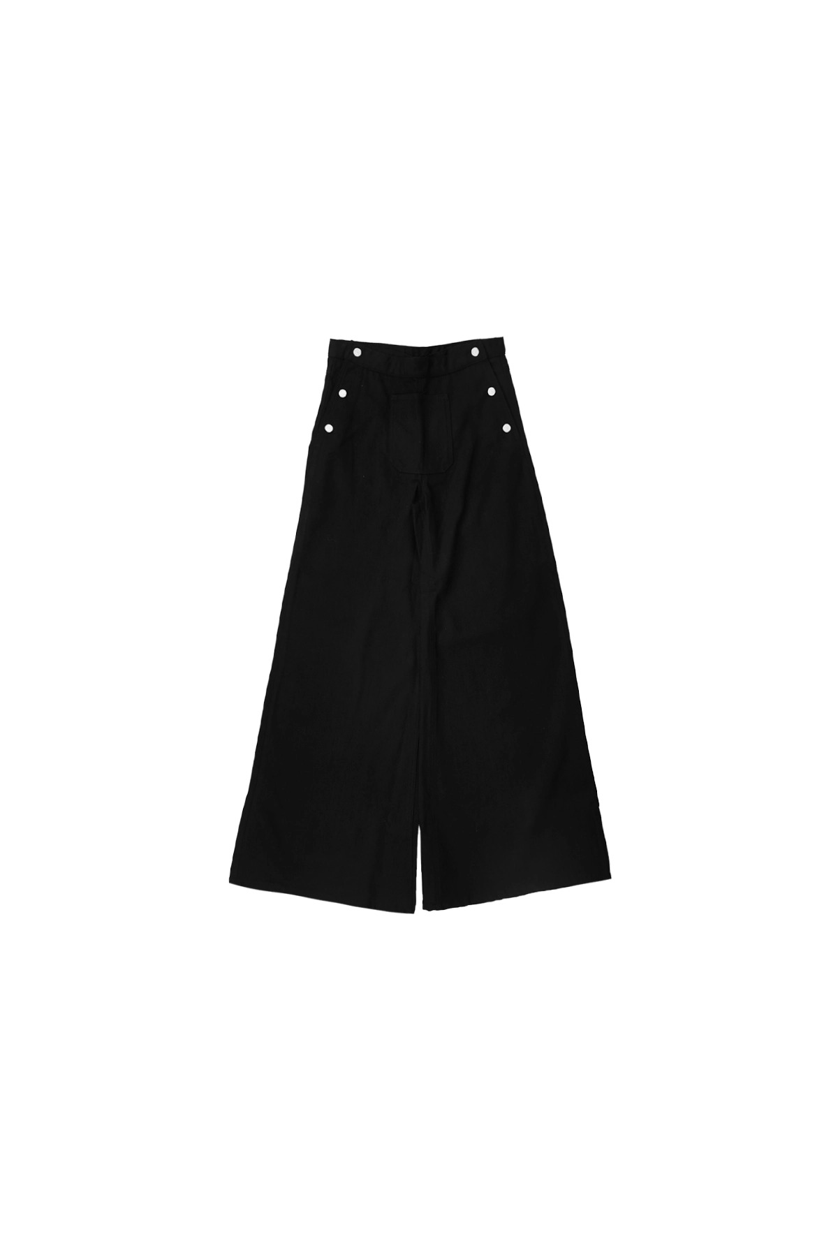 Courreges One Pocket Denim Baggy Pants Black - 1