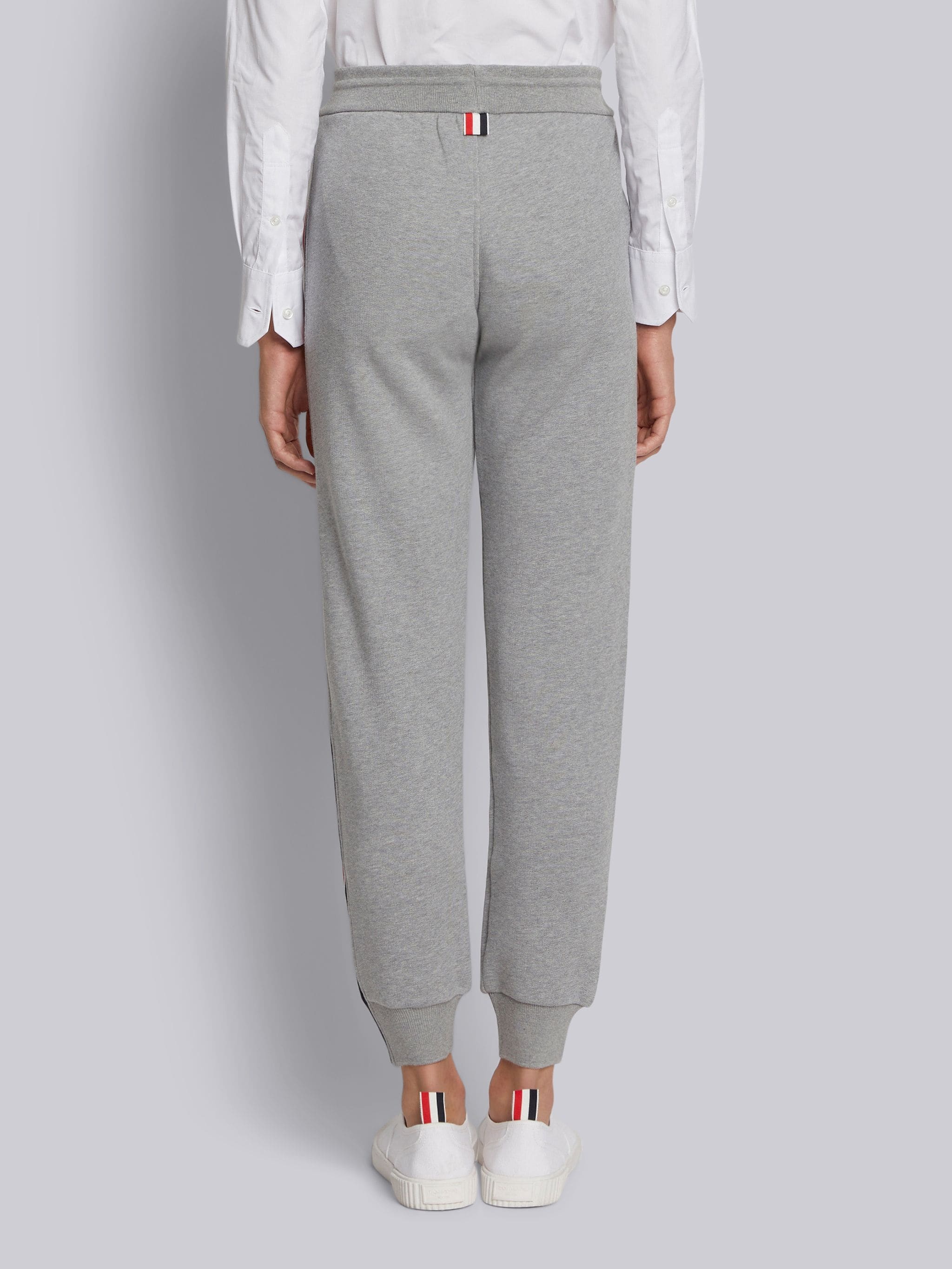 Light Grey Classic Loopback Left Stripe Light Grey Sweatpant - 3