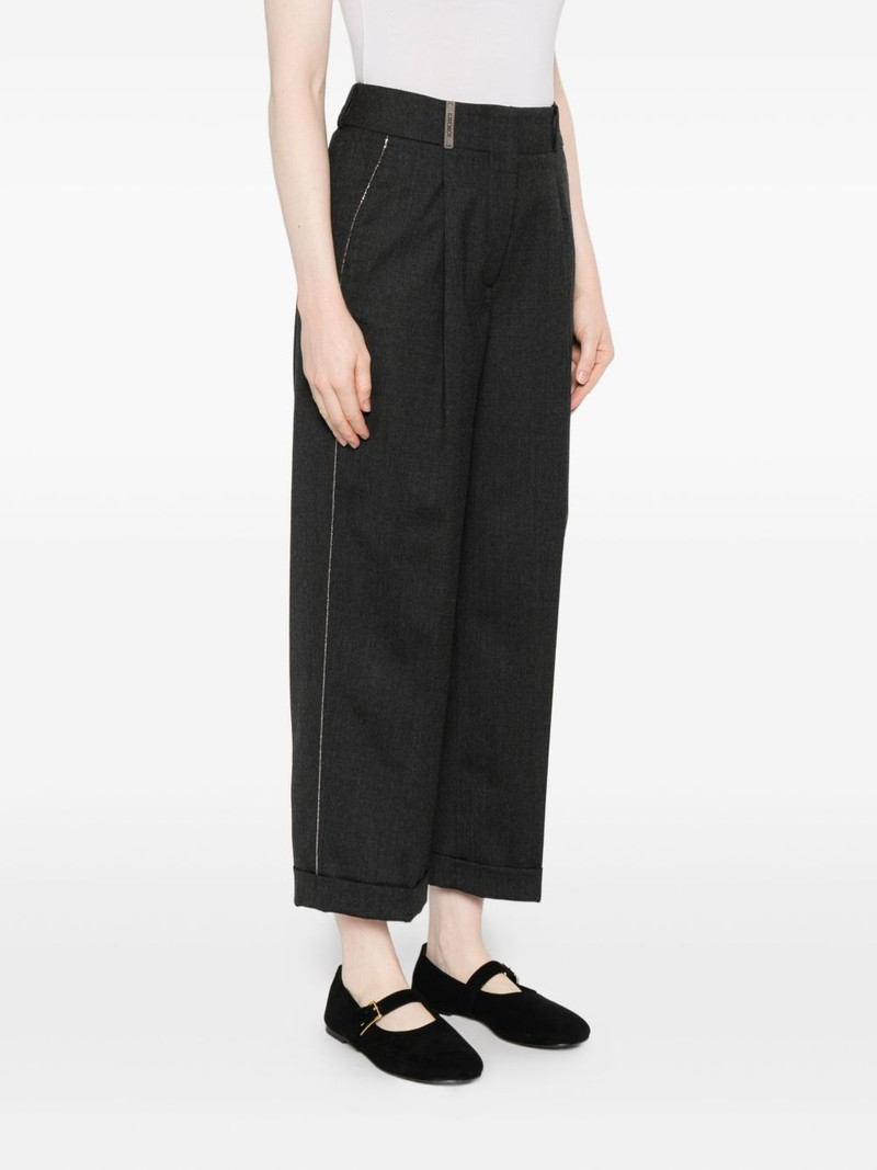 embellished-cuffed trousers 3