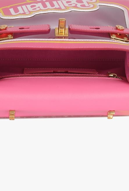 Balmain x Barbie - Pink calfskin B-Buzz 23 bag - 6