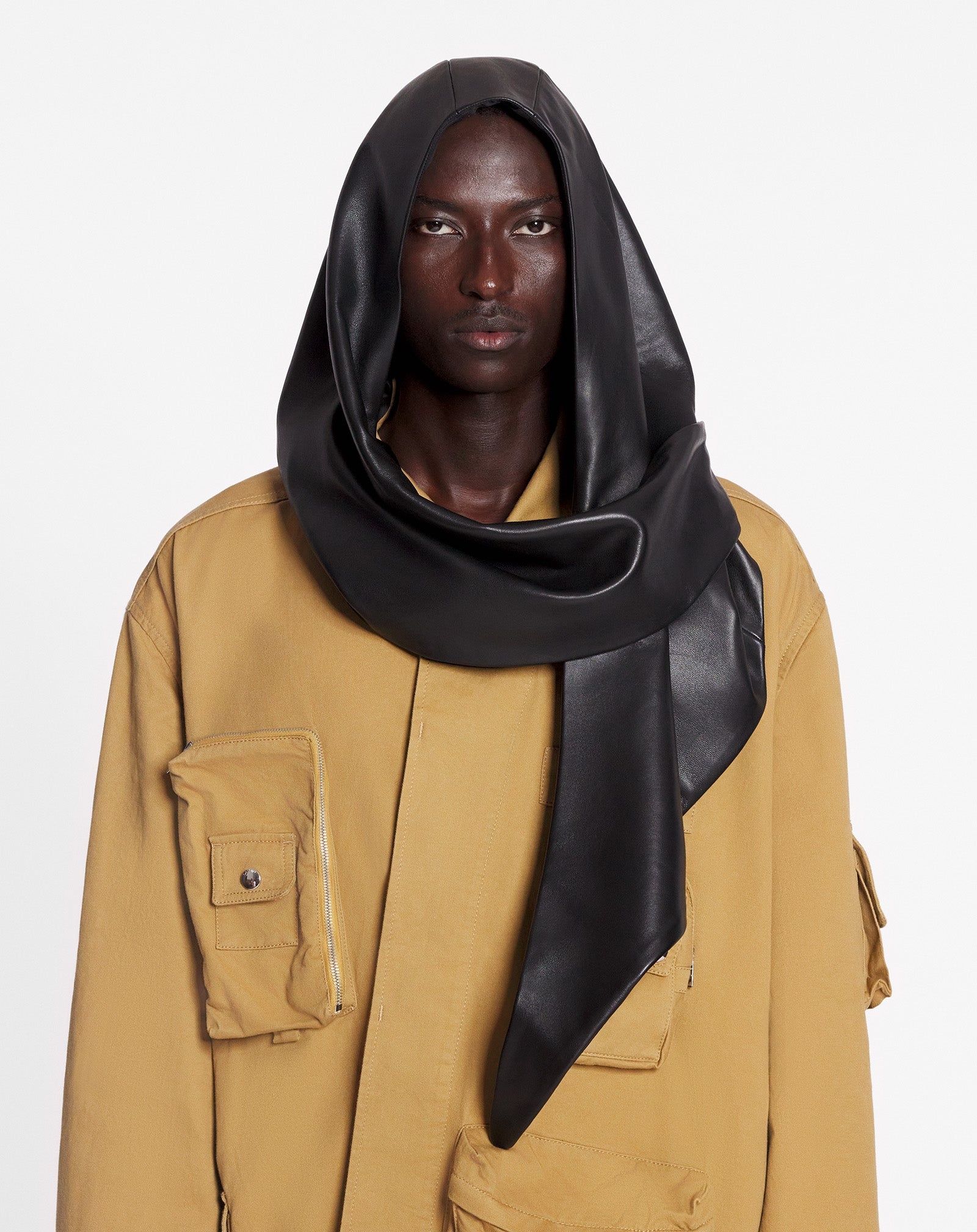 LANVIN X FUTURE LEATHER HOOD - 2