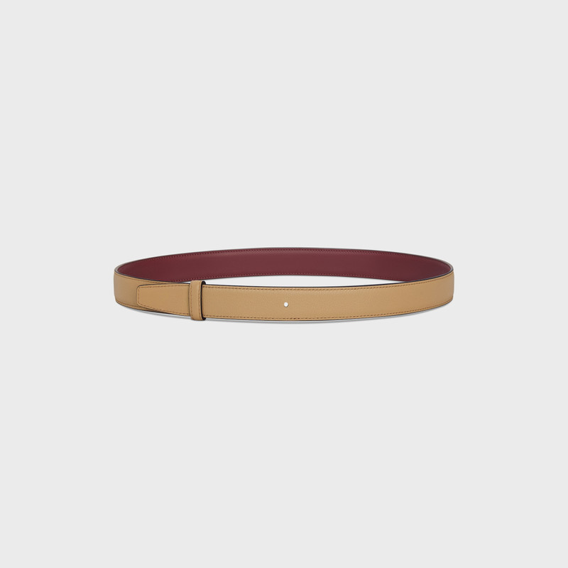 Reversible Strap 25MM IN Smooth and Grained Calfskin 1