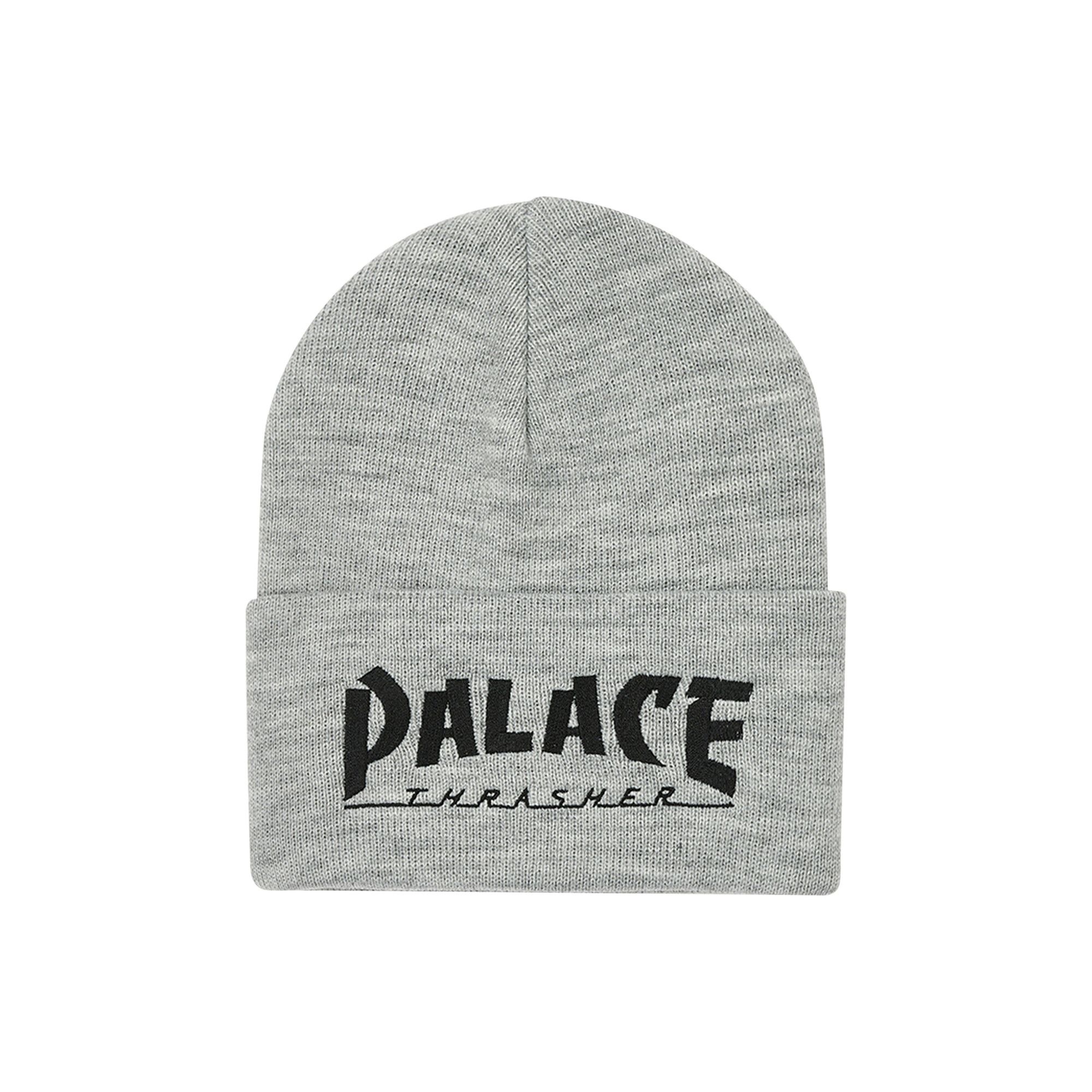 Palace x Thrasher Beanie 'Grey Marl' - 1