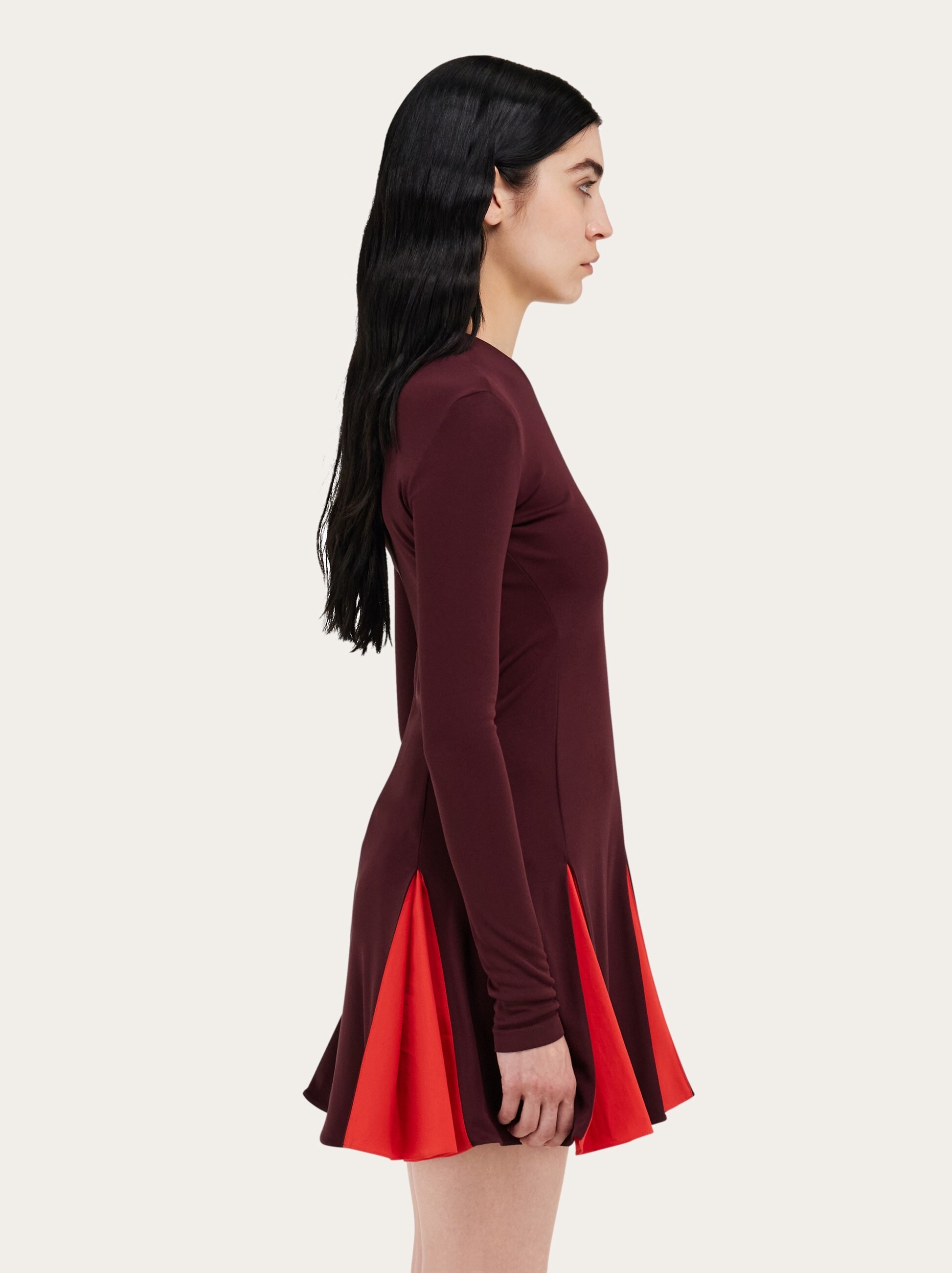 Colors block skater dress - 3
