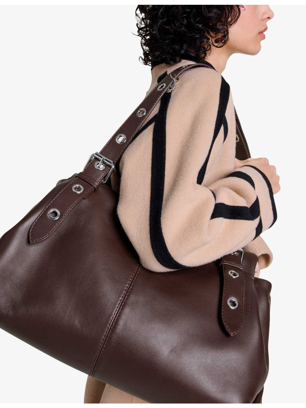Miss M XL leather shoulder bag - 2