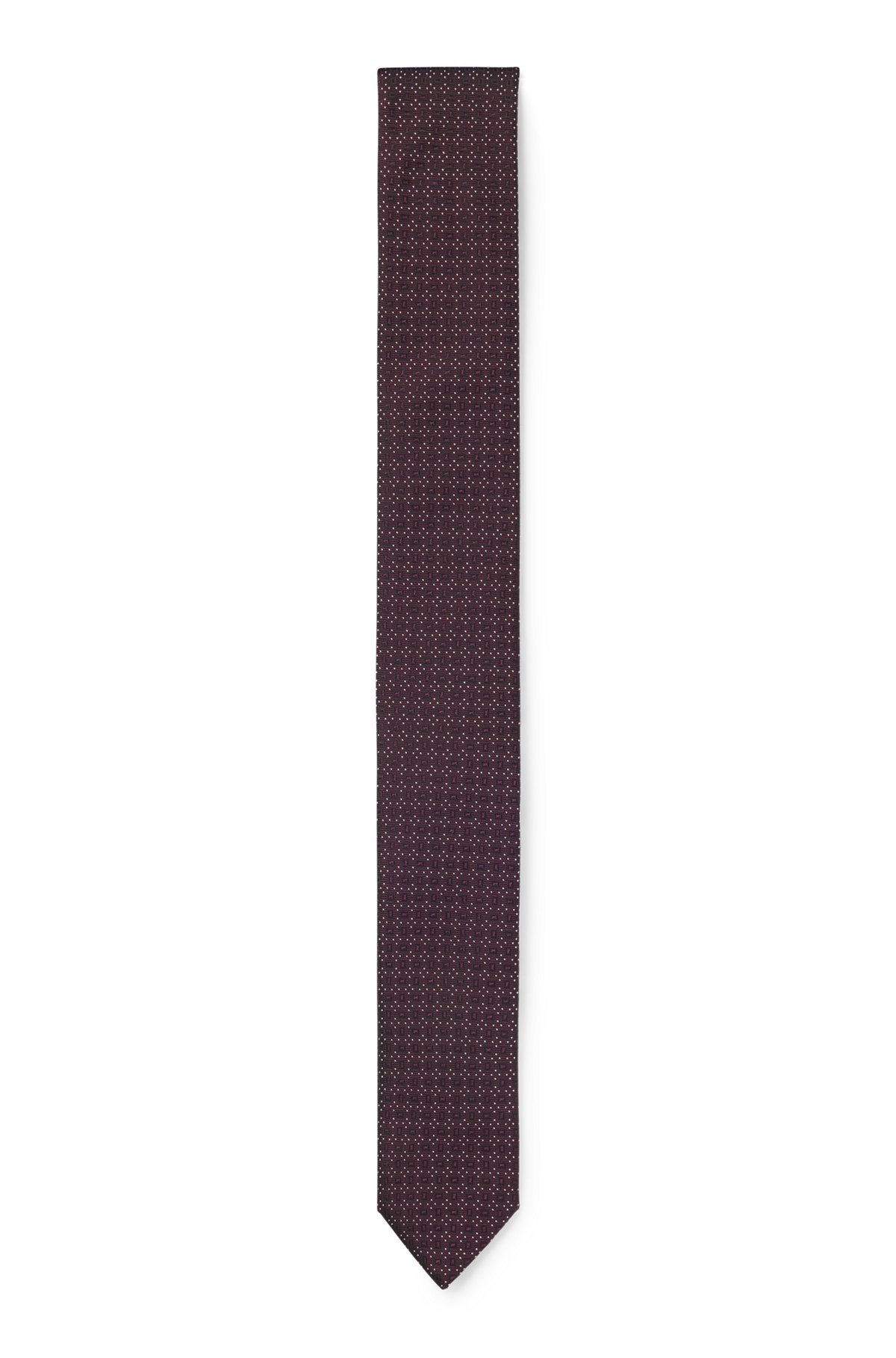 FORMAL TIE WITH ALL-OVER JACQUARD PATTERN - 1