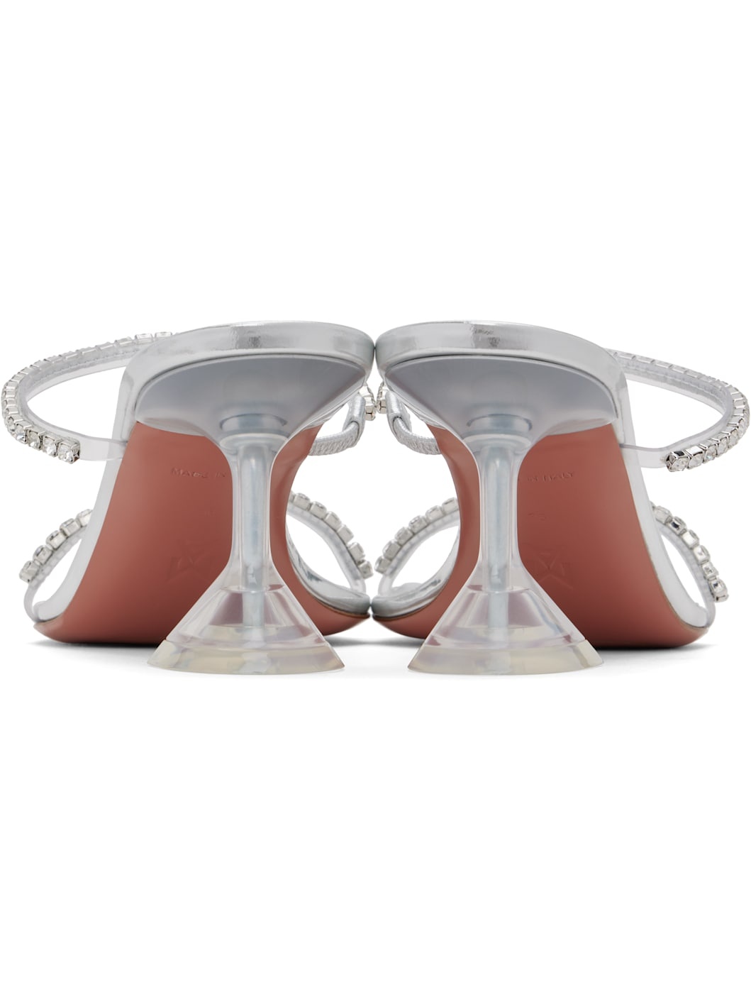 Transparent Gilda Glass Slipper 70 Heeled Sandals - 2