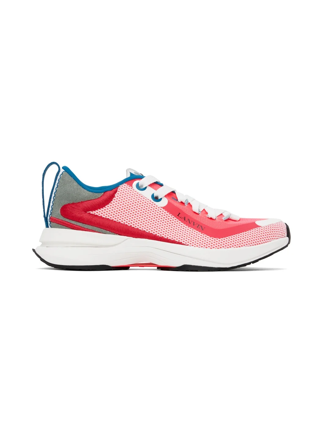 Pink L-I Mesh Sneakers - 1