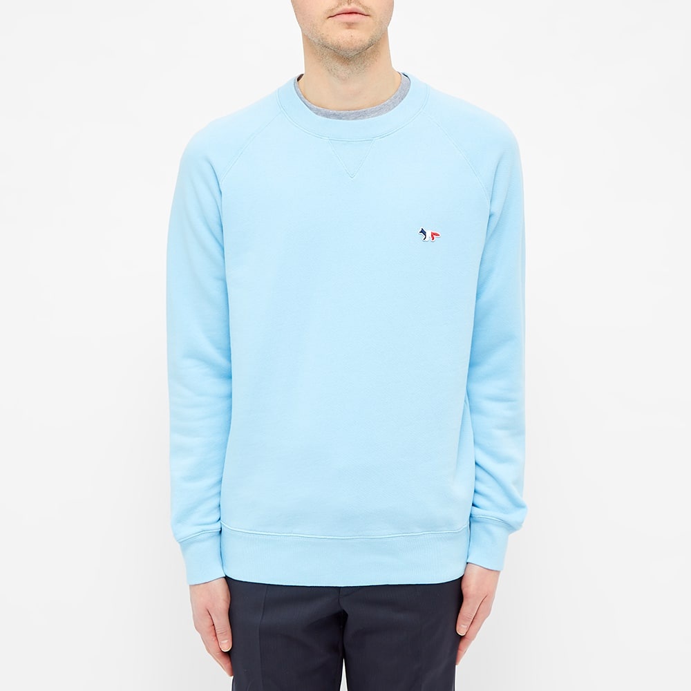 Maison Kitsuné Tricolor Fox Patch Crew Sweat - 3