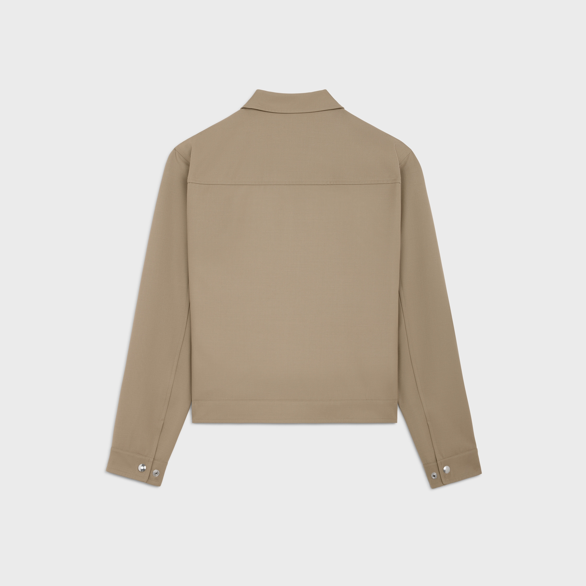 triomphe blouson jacket in wool twill - 2
