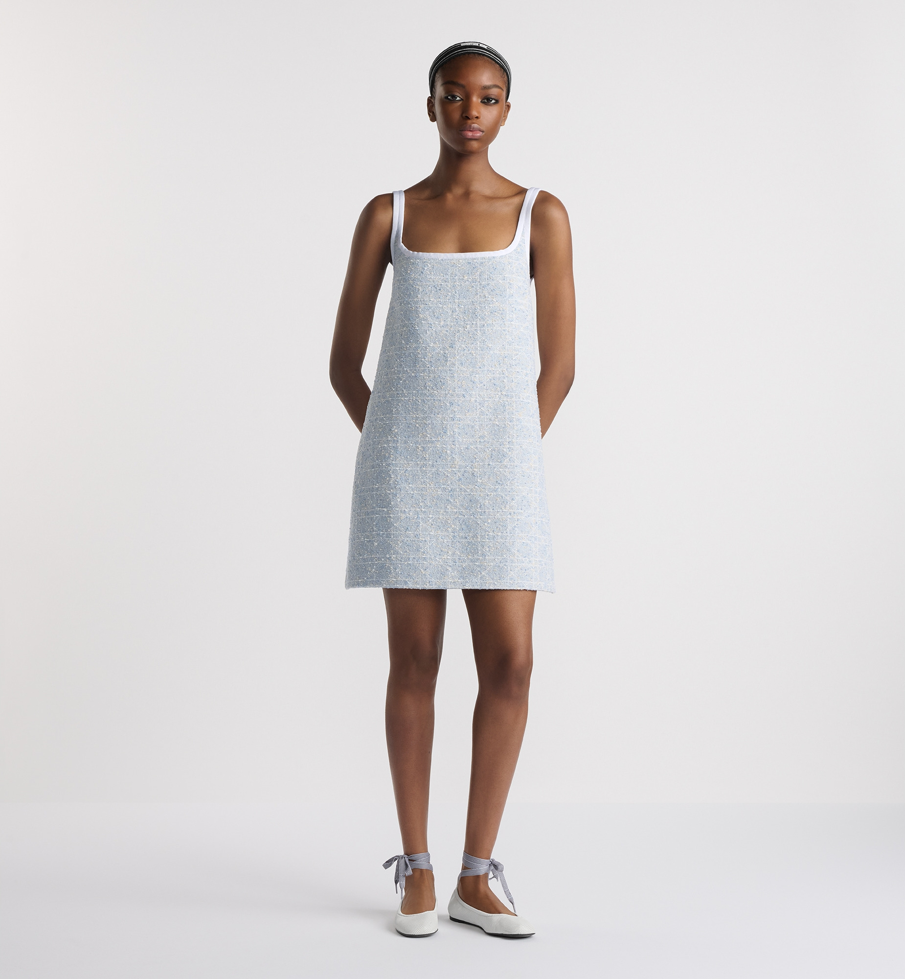 Short Flared Cannage Dress - 2