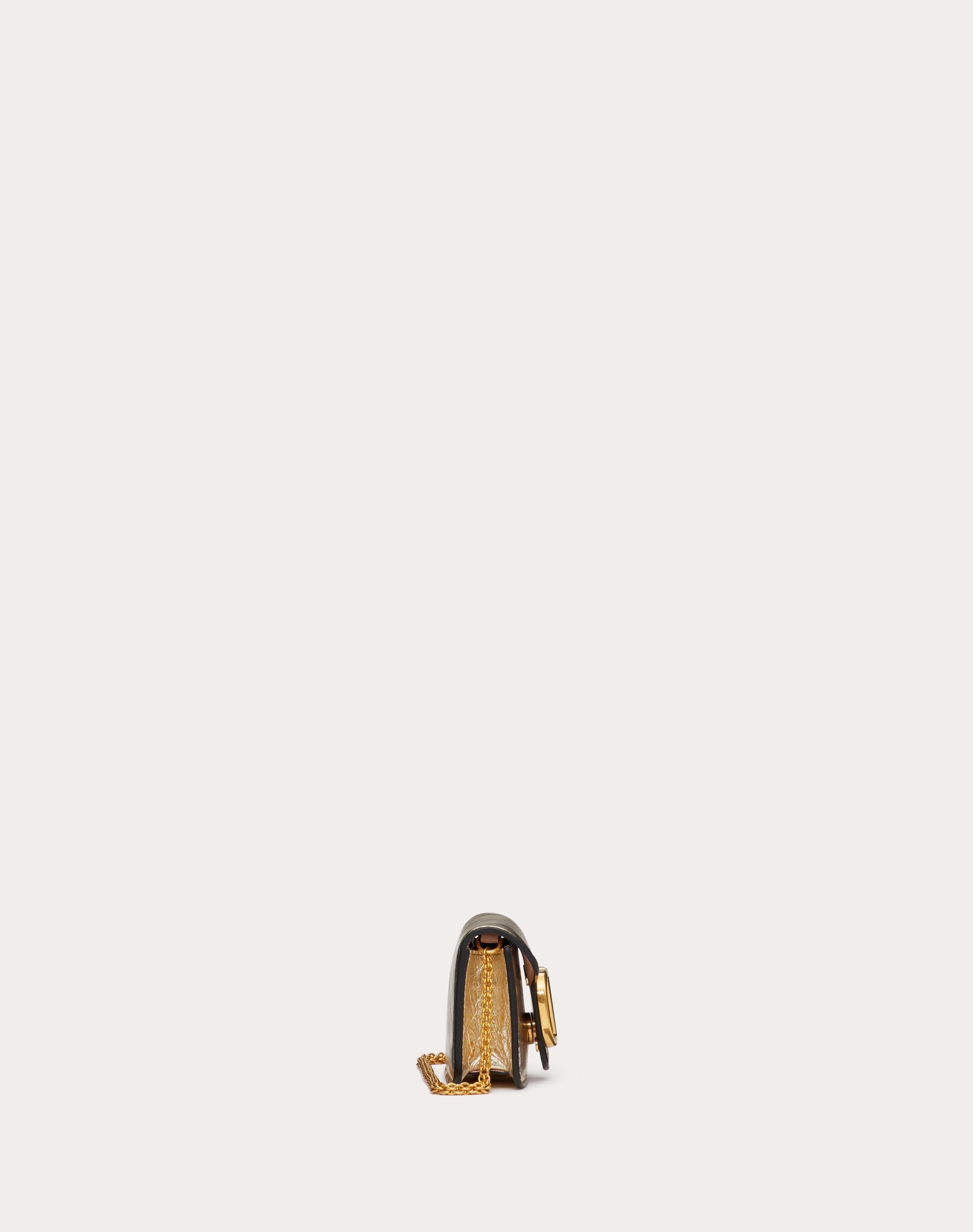 MICRO BAG WITH LOCÒ CHAIN IN METALLIC CALFSKIN - 5