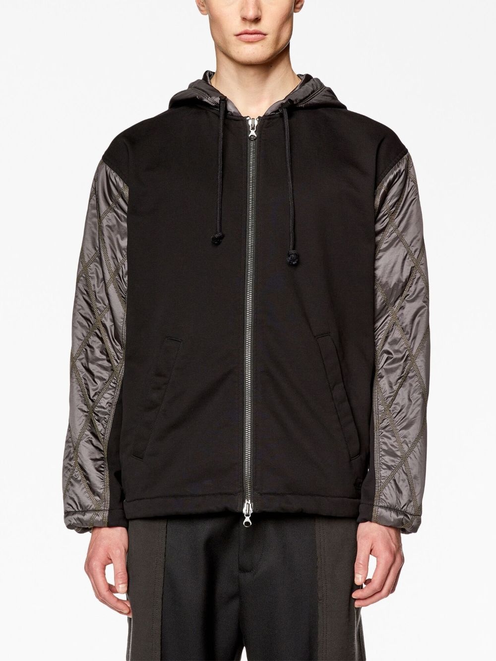 J-Rombe zipped hooded jacket - 5