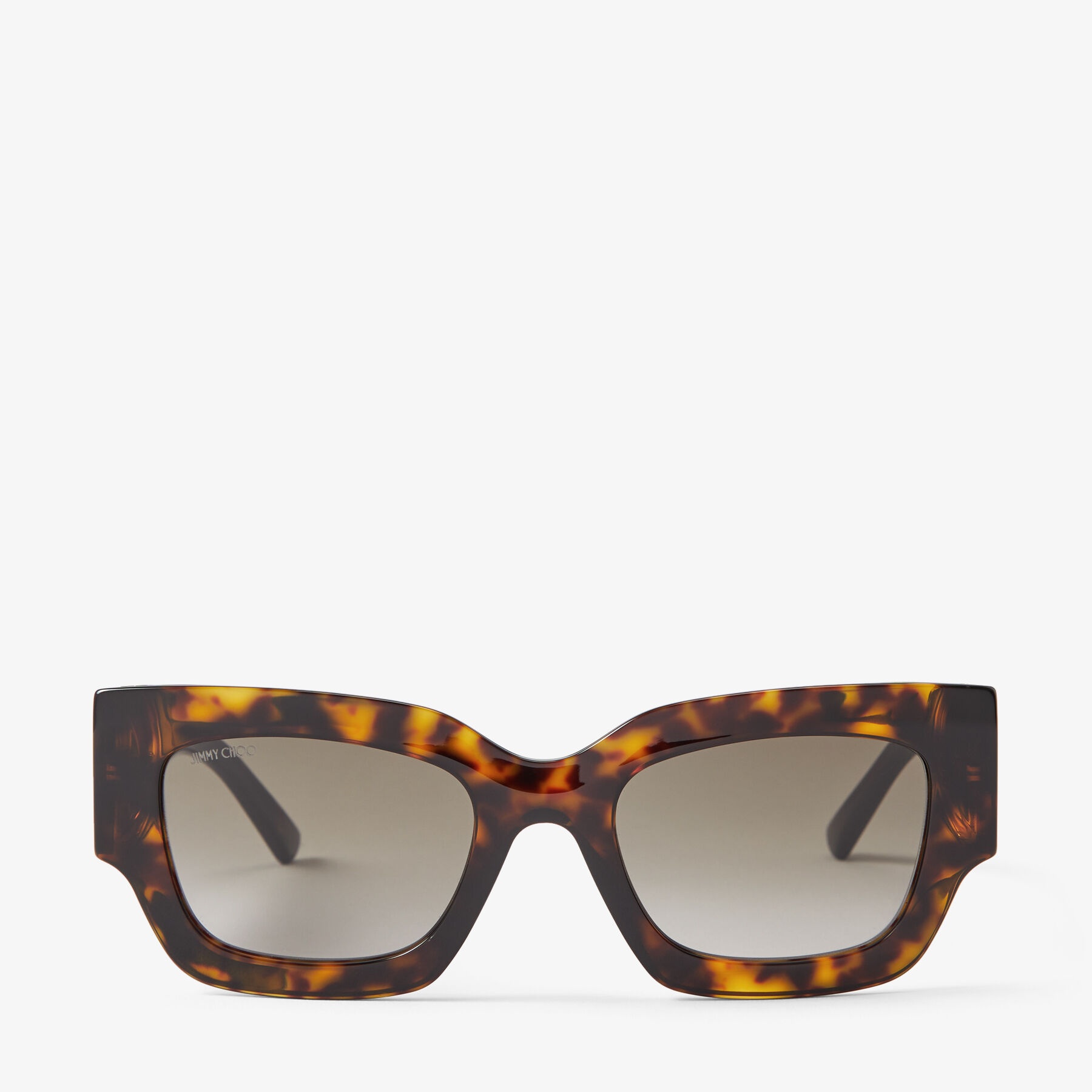 Nena
Brown Havana Square Frame Sunglasses with JC Emblem - 1