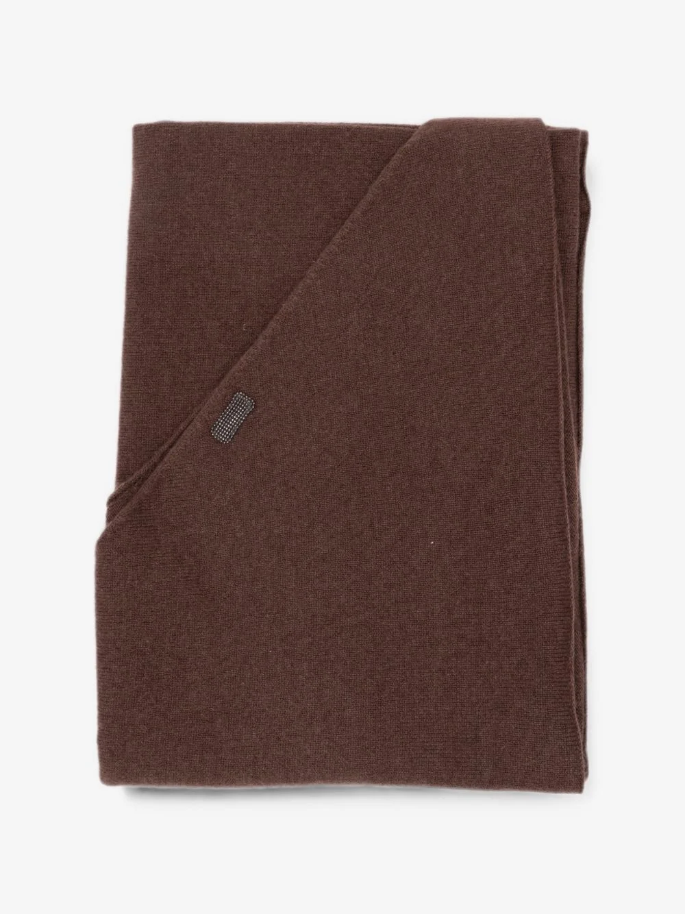 monili-embellished cashmere scarf - 1