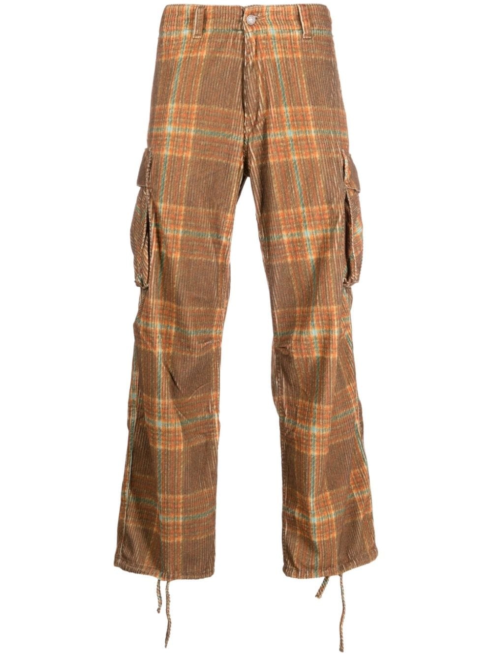 ERL check printed cargo pants