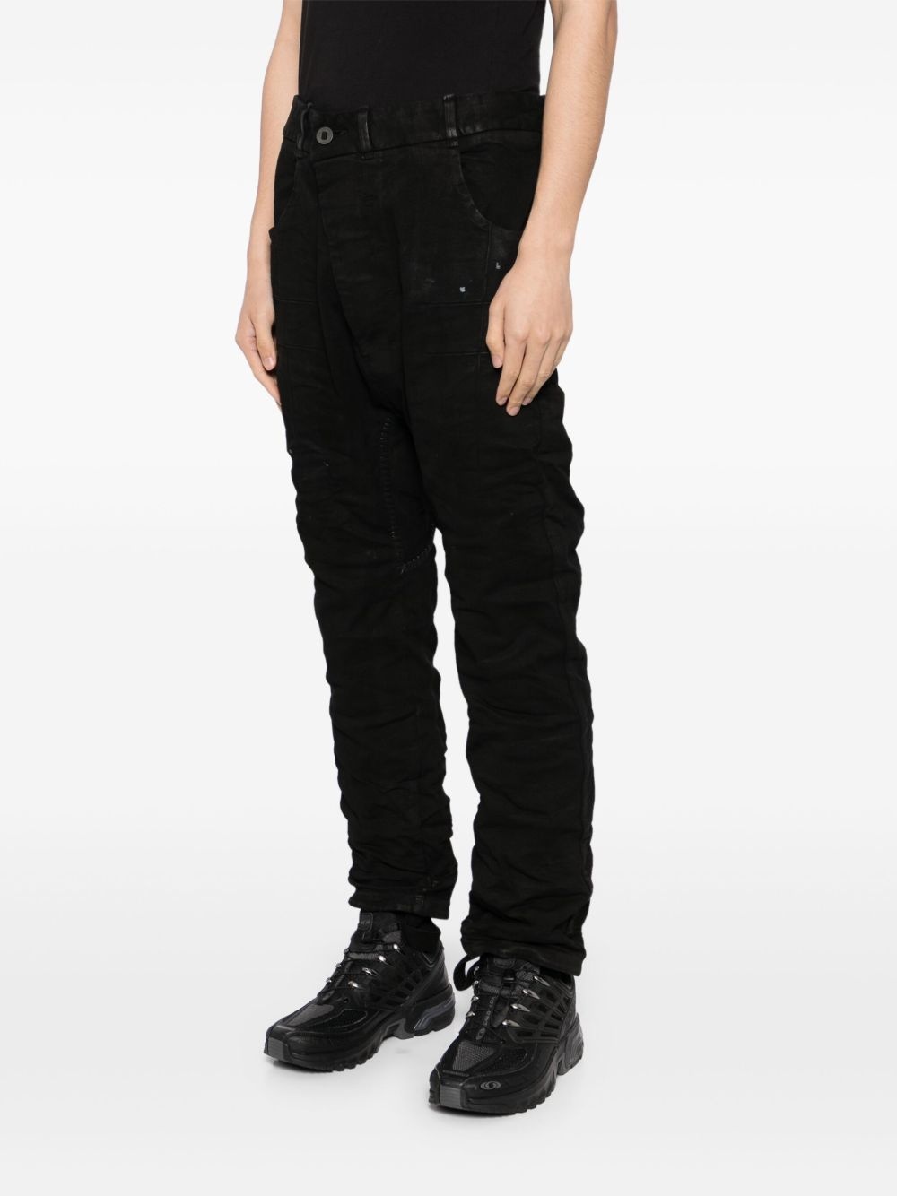 drop-crotch trousers - 3