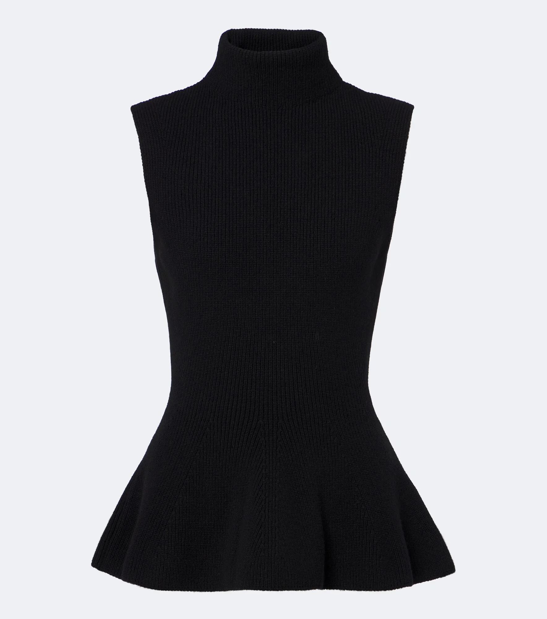 Wool and cashmere turtleneck top - 1