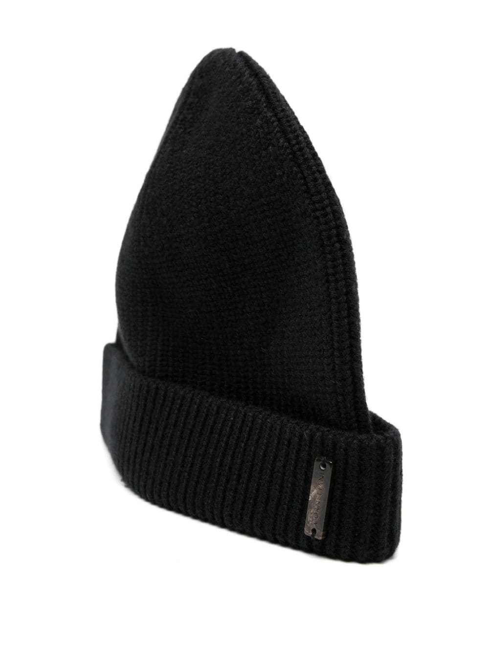 ribbed virgin wool beanie - 2