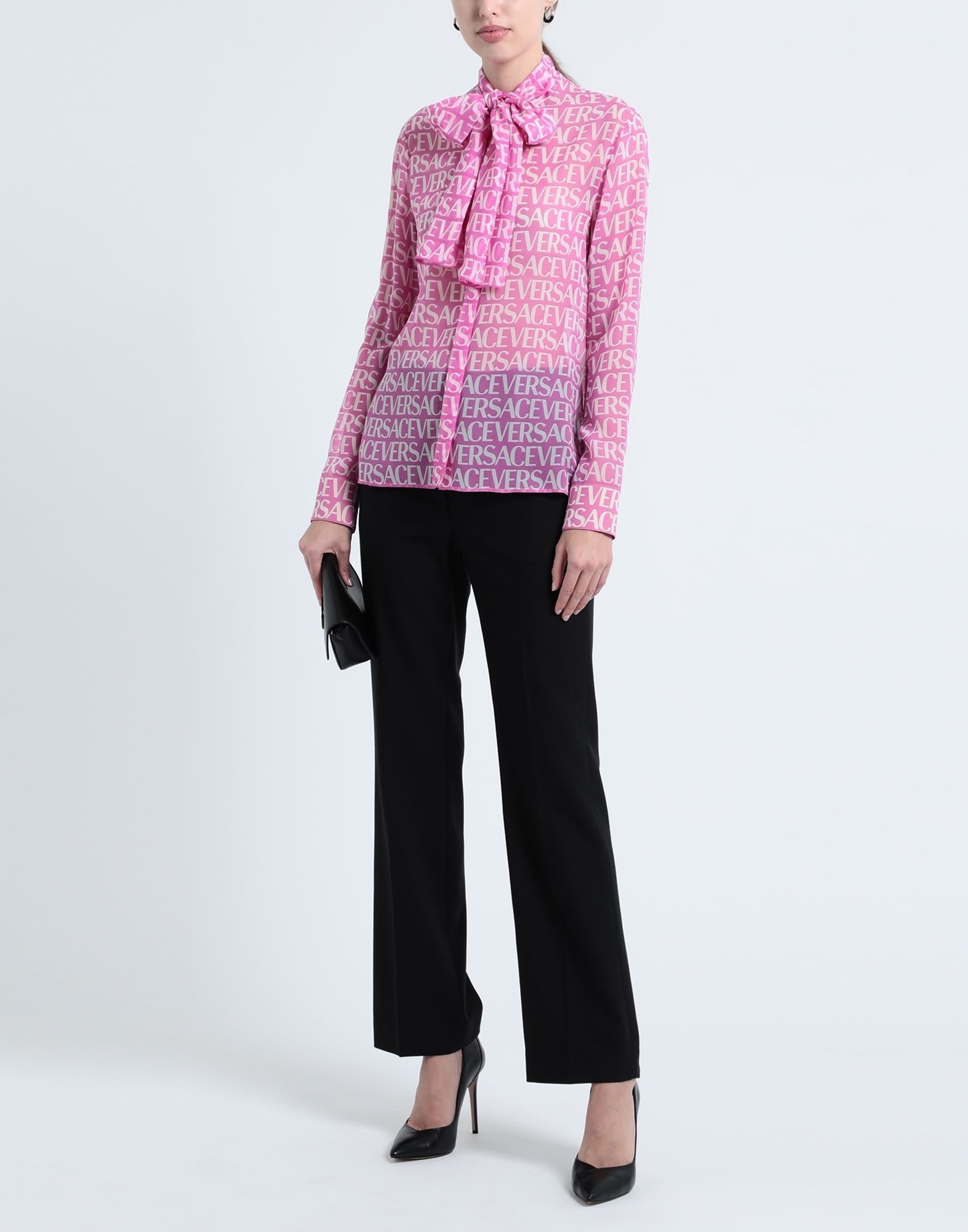 Fuchsia Women's Patterned Shirts & Blouses - 2