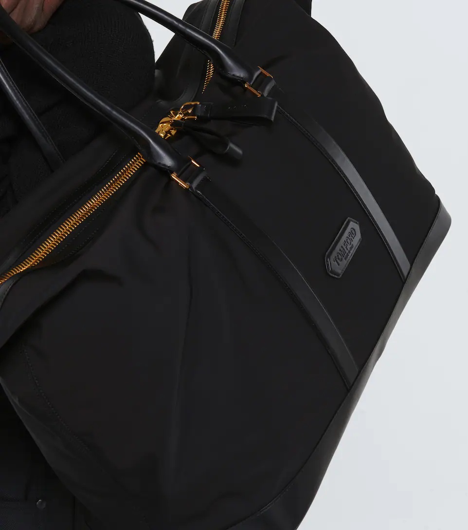 Technical canvas duffel bag - 3