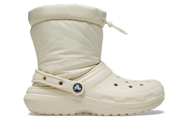 (WMNS) Crocs Classic Lined Neo Puff Boots 'Beige' 206630-2Y2 - 3