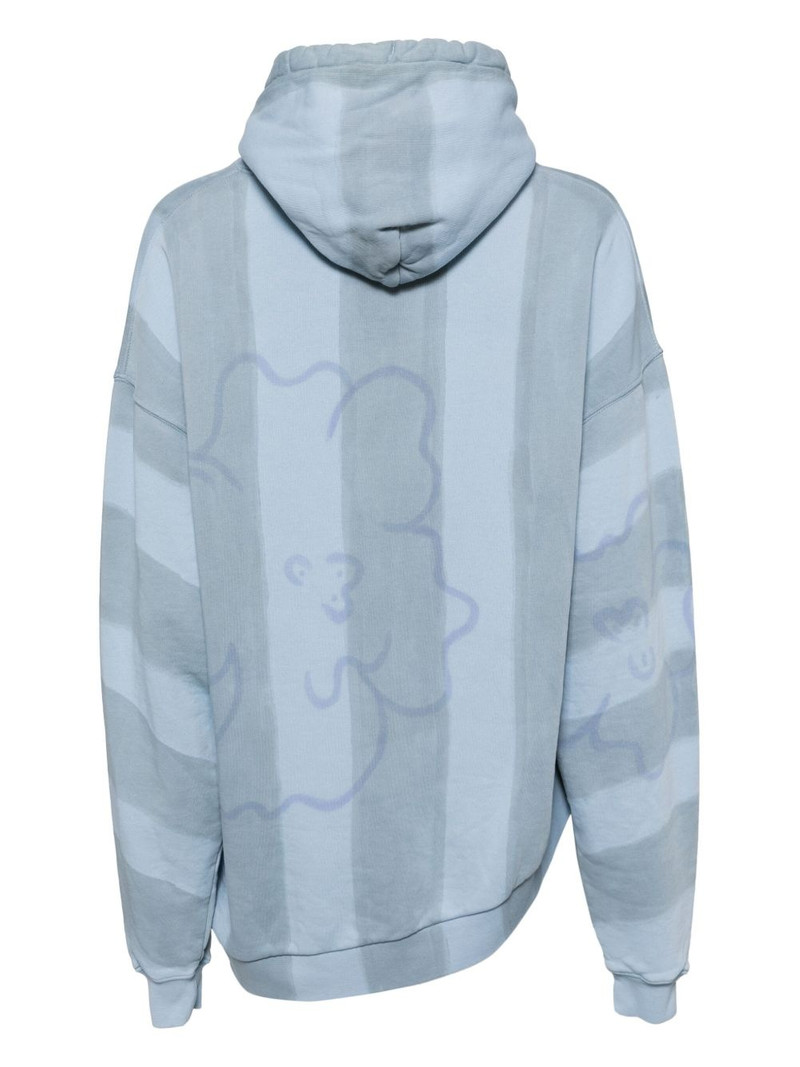 Collina Strada Flower Stripe hoodie outlook