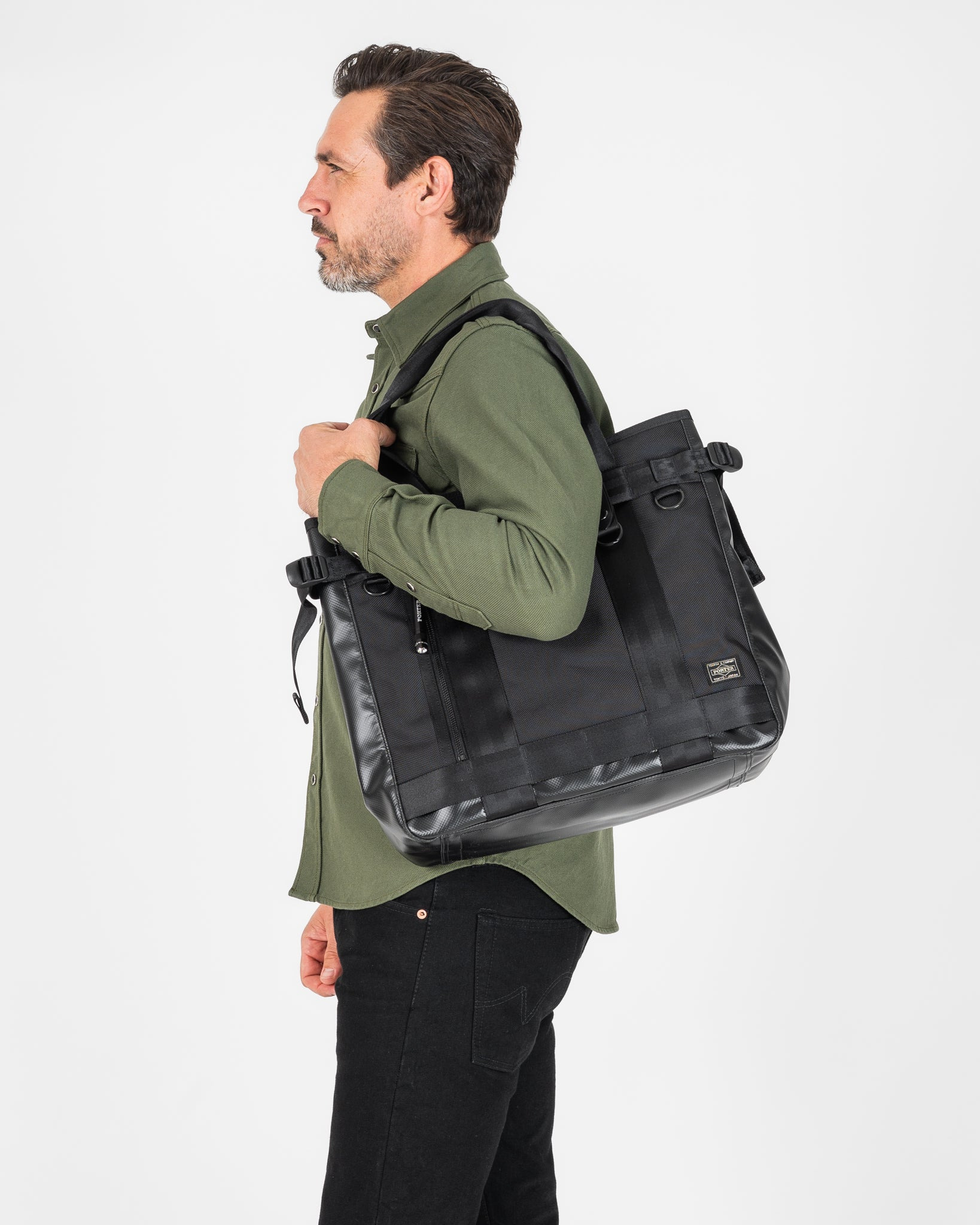 PORTER - YOSHIDA & CO. - HEAT TOTE BAG - BLACK - 2