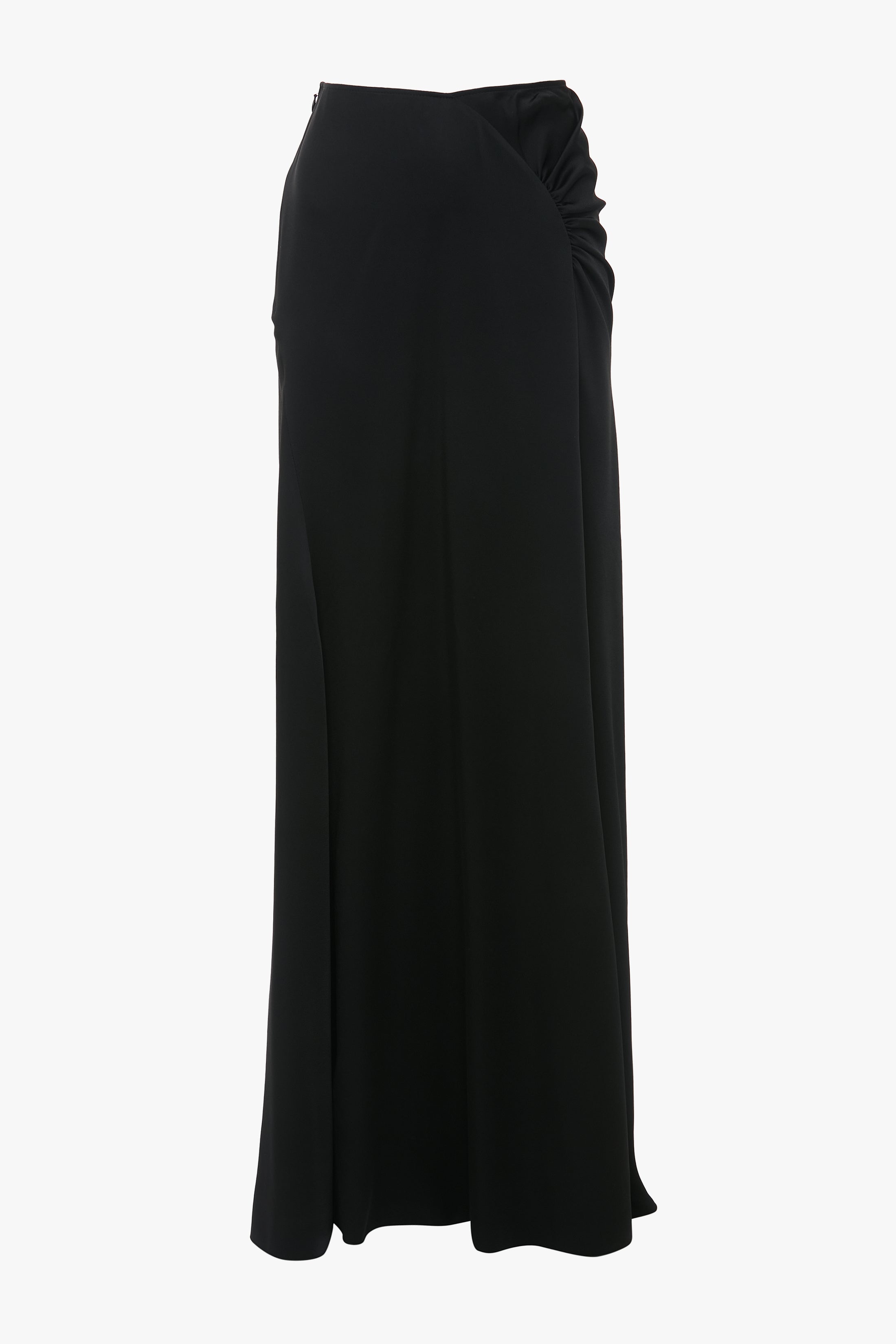 Floor-Length Panelled Skirt In Black - 1