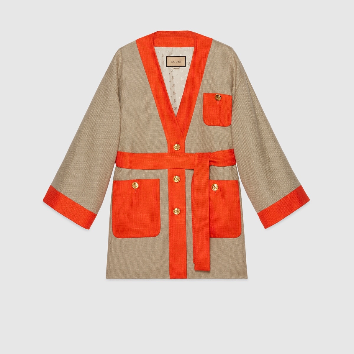 Linen canvas jacket - 1