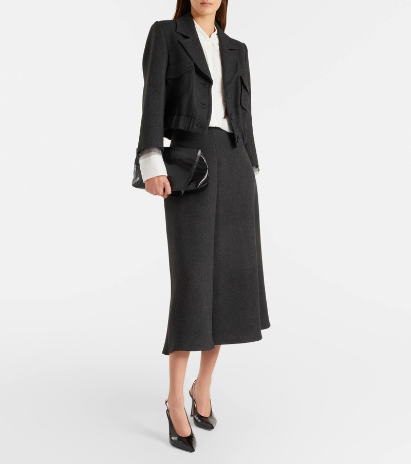 DOROTHEE SCHUMACHER Layered Coolness high-rise midi skirt outlook