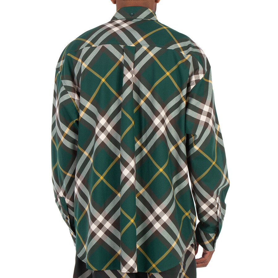 Burberry Ekd-Embroidered Check Cotton Shirt - 5