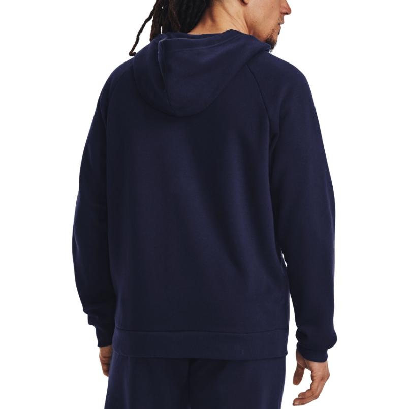 Under Armour Rival Fleece FZ Hooded Jacket 'Navy Blue' 1379767-410 - 5