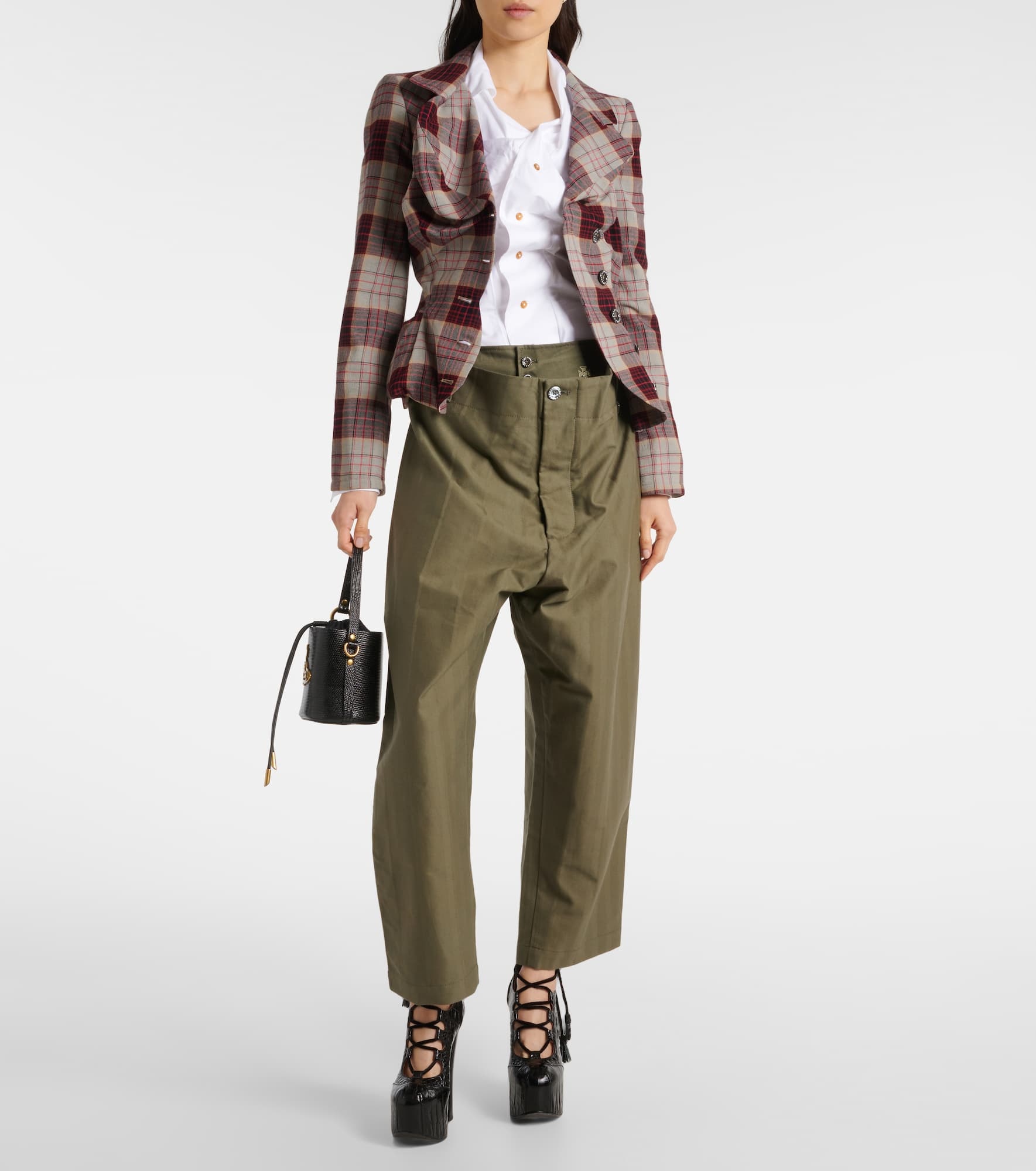Drunken gathered cotton shirt - 2
