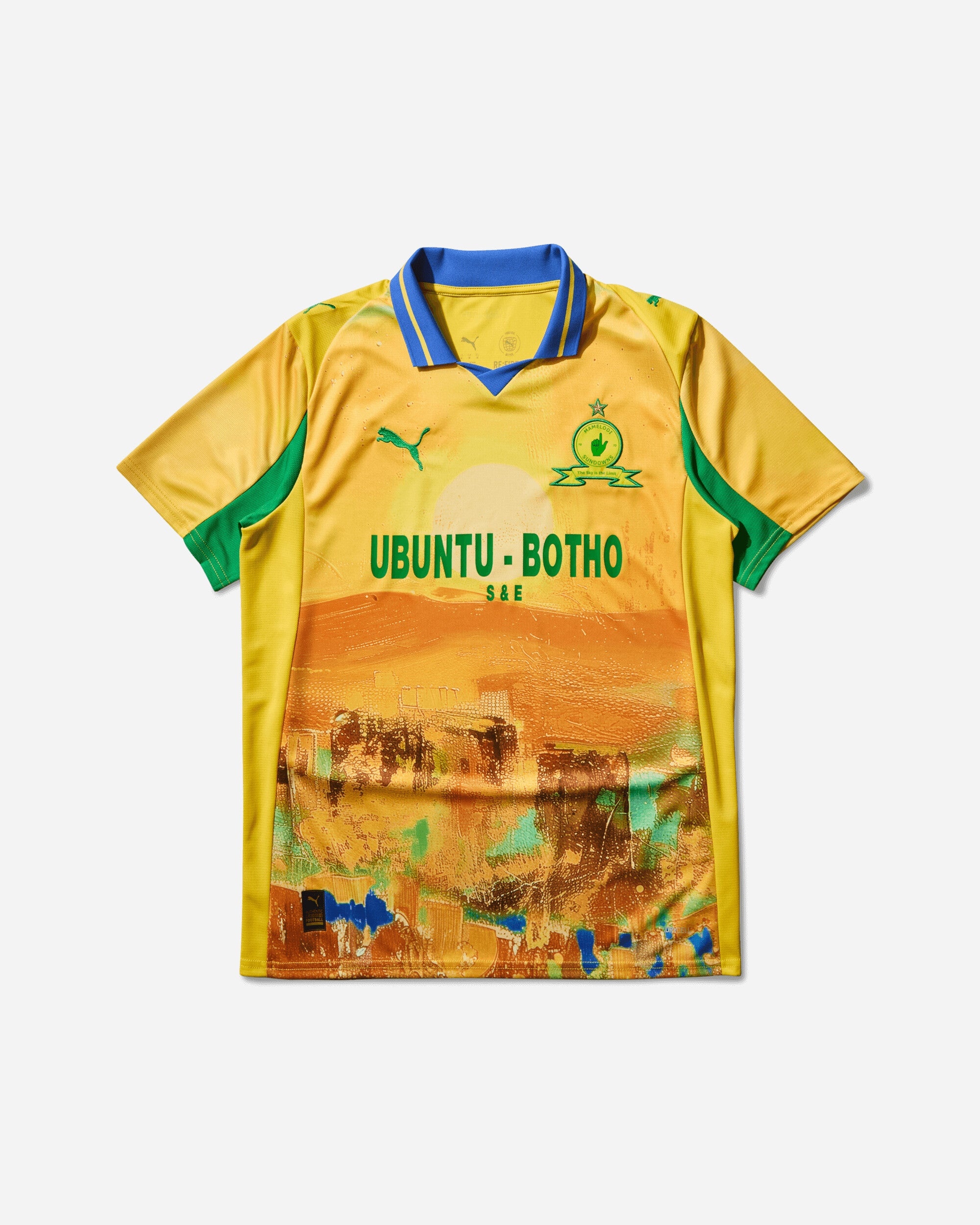 Men's KidSuper MAMELODI SUNDOWNS FC Jersey Replica Pela Yellow / Fast Green - 1