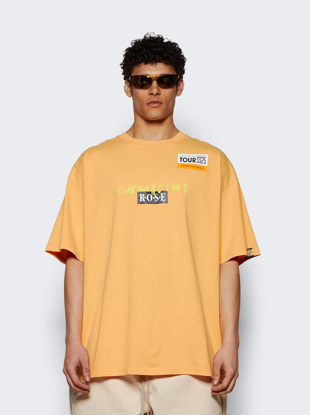 Short Sleeve Oversized Tee Orange - 2