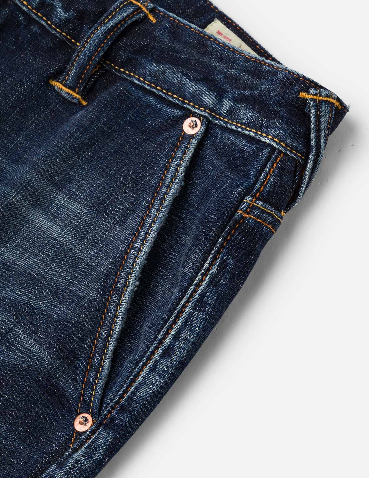Graffiti-Style Seagull and Logo Print Straight Fit Denim Joggers - 9