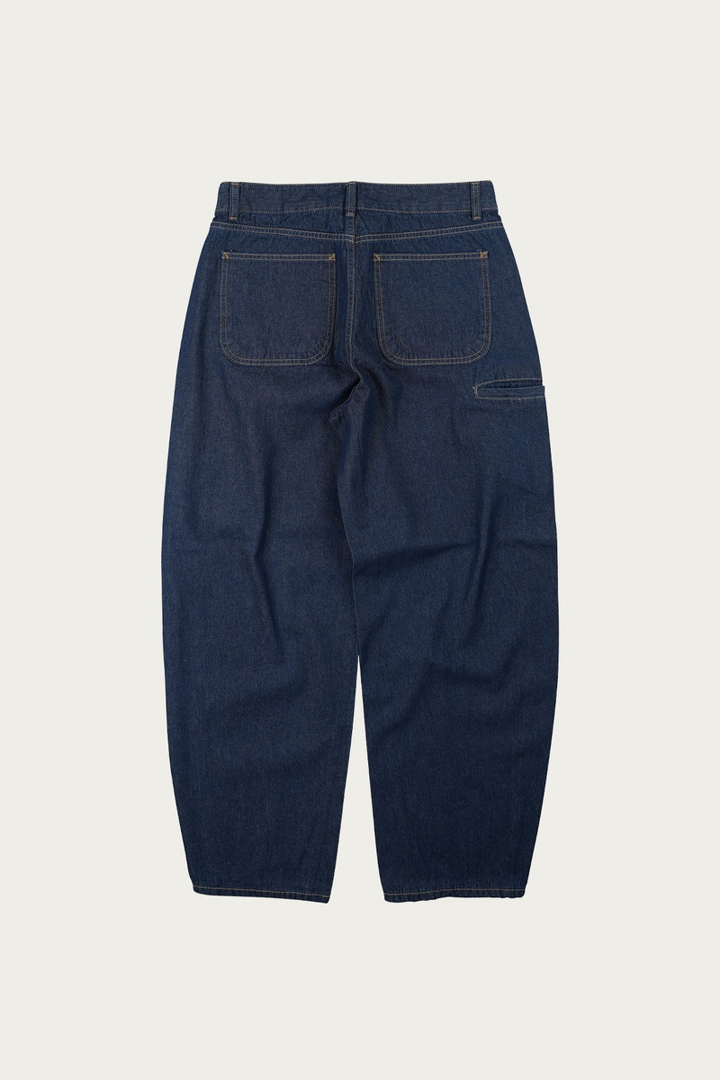 FrizmWORKS Curved Denim Pants - Indigo outlook