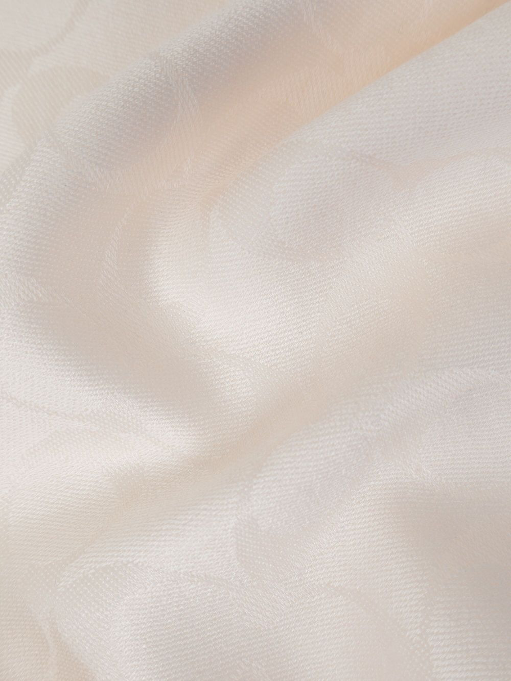 logo-jacquard scarf - 2