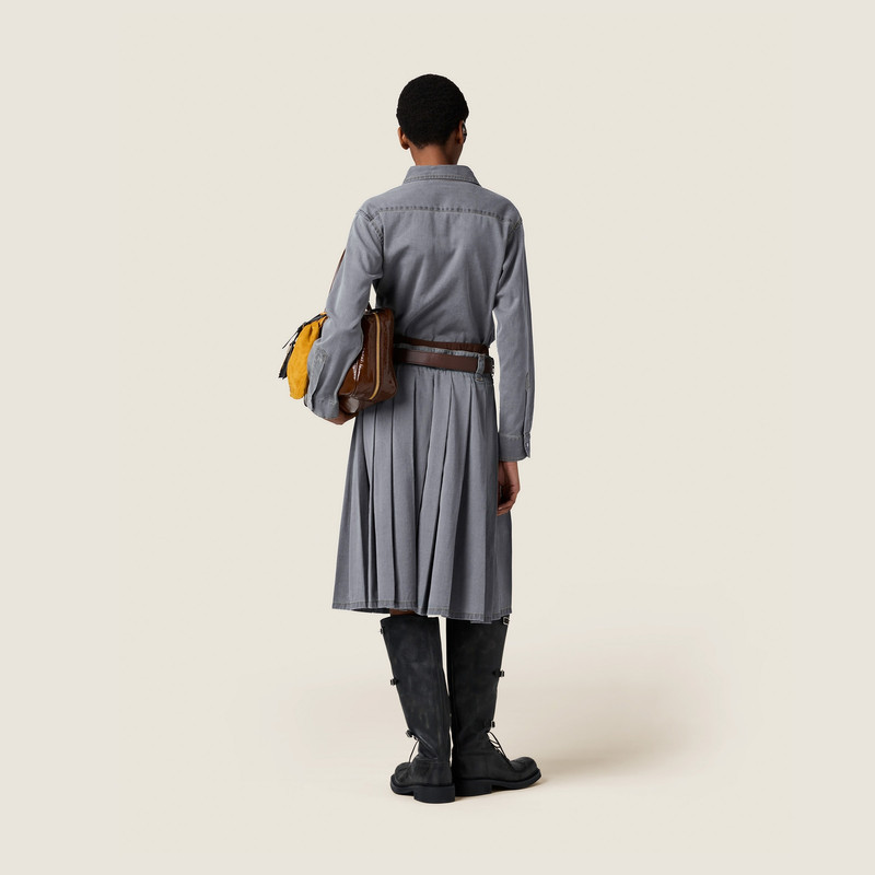 Cropped chambray shirt 3