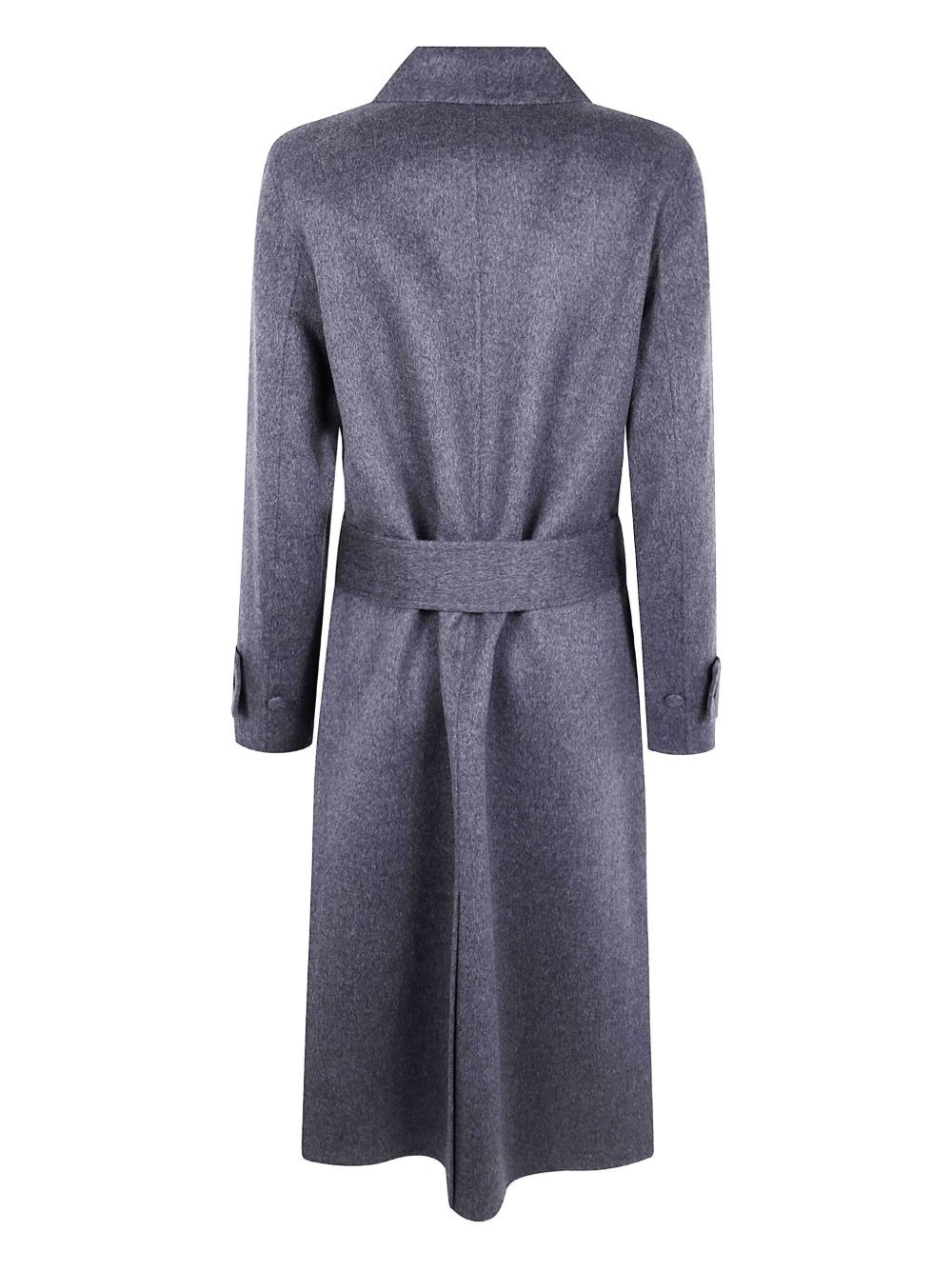 belted wool coat - 2