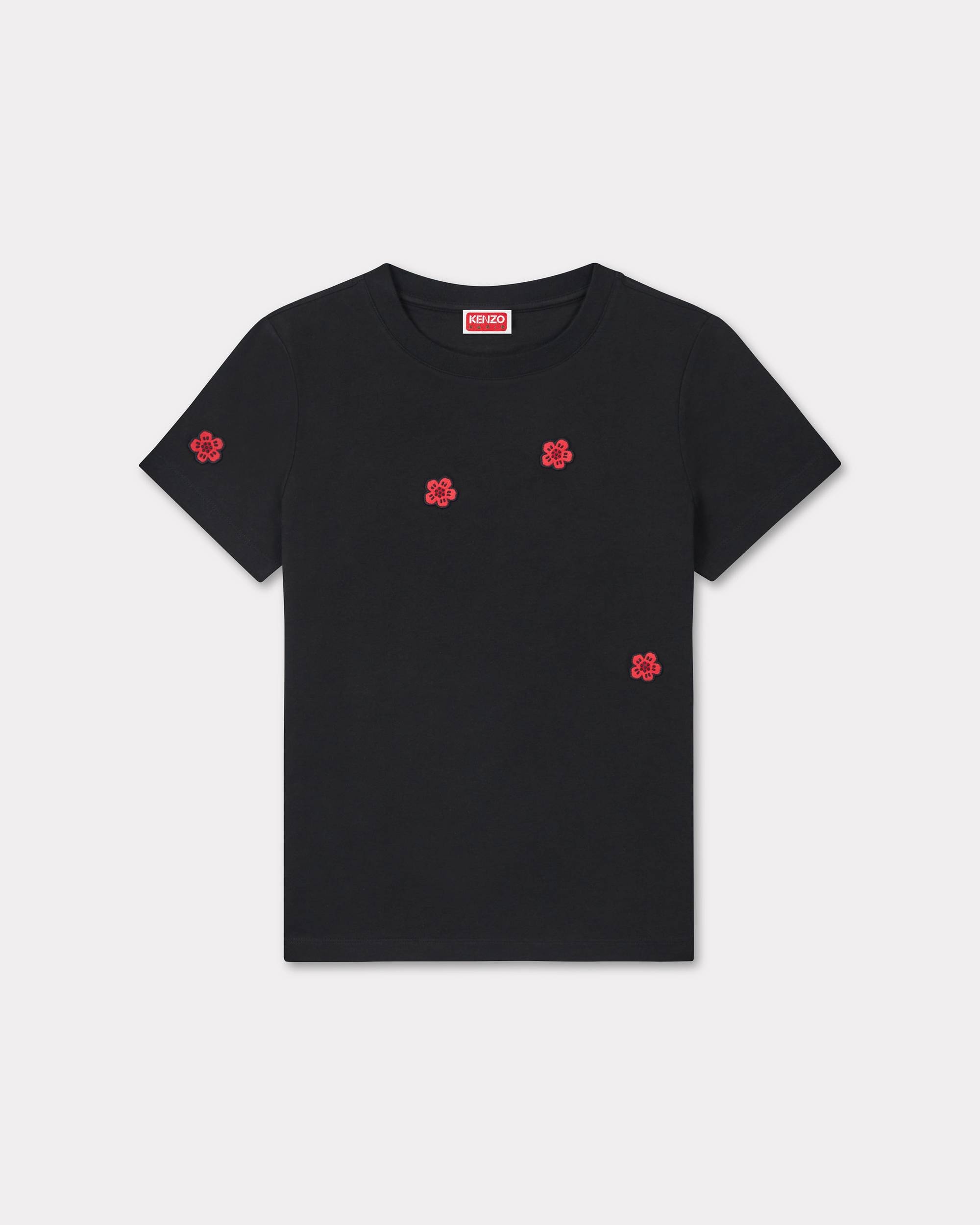 'Boke Flower' classic embroidered T-shirt - 1